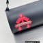 CHROME HEARTS Scroll Patch Small Bag Black/Red