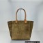 Isabel Marant Yenky Logo Tote Bag Suede Brown