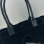 Isabel Marant Yenky Logo Tote Bag Suede Black
