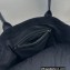 Isabel Marant Yenky Logo Tote Bag Suede Black