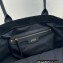 Isabel Marant Yenky Logo Tote Bag Suede Black