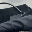 Isabel Marant Yenky Logo Tote Bag Suede Black