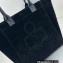 Isabel Marant Yenky Logo Tote Bag Suede Black