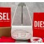 Diesel 1dr Shoulder Bag in Leather White