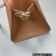 The Row Soft Margaux 10 Bag in Leather Brown