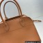The Row Soft Margaux 10 Bag in Leather Brown