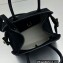 The Row Soft Margaux 10 Bag in Leather Suede Black