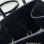 The Row Soft Margaux 10 Bag in Leather Suede Black