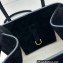 The Row Soft Margaux 10 Bag in Leather Suede Black