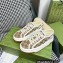 Gucci Heel 5cm GG canvas Low-top Sneakers 746766 Beige 2023