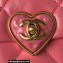 Chanel Mini Flap Bag in Lambskin AS3979 Dark Pink 2023