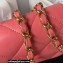 Chanel Mini Flap Bag in Lambskin AS3979 Dark Pink 2023
