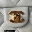 Chanel Small Flap Bag with Top Handle AS4023 Pale Green 2023
