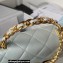 Chanel Small Flap Bag with Top Handle AS4023 Pale Green 2023