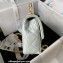 Chanel Small Flap Bag with Top Handle AS4023 Pale Green 2023