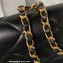 Chanel Medium Flap Bag in Lambskin AS3986 Black 2023