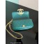 Chanel Flap Phone Holder with Chain Bag AP3207 Dark Green 2023