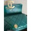 Chanel Flap Phone Holder with Chain Bag AP3207 Dark Green 2023