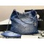 Chanel 22 Bag in Washed Denim AS3261 2023