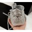 Chanel Shiny Lambskin and Gold-Tone Metal Clutch with Chain Bag AP3272 Silver 2023