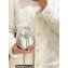 Chanel Shiny Lambskin and Gold-Tone Metal Clutch with Chain Bag AP3272 Silver 2023