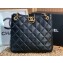 Chanel Small Shopping Bag in Lambskin AS3477 Black 2023