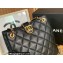 Chanel Small Shopping Bag in Lambskin AS3477 Black 2023