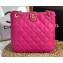 Chanel Small Shopping Bag in Lambskin AS3477 Fuchsia 2023