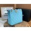 Chanel Small Shopping Bag in Lambskin AS3477 Blue 2023