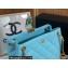 Chanel Small Shopping Bag in Lambskin AS3477 Blue 2023