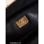 Chanel Lambskin Viscose Weaving and Gold-Tone Metal Small Camera Case Bag AS3768 Black 2023