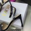 Dior Heel 8.5cm Cotton Embroidered with Strass Dway Sandals Black 2023