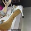 Dior Heel 7.5cm Cotton Embroidered with Strass Dway Sandals Silver 2023