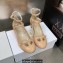 Dior Heel 3.5cm Patent Calfskin Aime Dior Ballerina Pumps Beige 2023