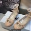 Dior Heel 3.5cm Patent Calfskin Aime Dior Ballerina Pumps Beige 2023