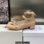 Dior Heel 3.5cm Patent Calfskin Aime Dior Ballerina Pumps Beige 2023
