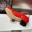 Dior Heel 3.5cm Patent Calfskin Aime Dior Ballerina Pumps Red 2023