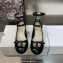 Dior Heel 3.5cm Patent Calfskin Aime Dior Ballerina Pumps Black 2023
