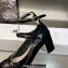 Dior Heel 7cm Patent Calfskin Aime Dior Pumps Black 2023
