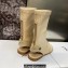 Dior Lambskin Spirit Thong Sandals Beige 2023