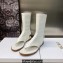 Dior Lambskin Spirit Thong Sandals White 2023