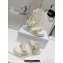 Dior Braided Raffia DiorAct Sandals White 2023