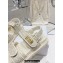 Dior Braided Raffia DiorAct Sandals White 2023