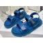 Dior Lambskin DiorAct Sandals Blue 2023