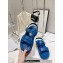 Dior Lambskin DiorAct Sandals Blue 2023
