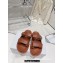 Dior Lambskin DiorAct Slides Brown 2023