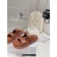 Dior Lambskin DiorAct Slides Brown 2023