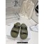 Dior Lambskin DiorAct Slides Army Green 2023