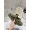 Dior Lambskin DiorAct Slides Army Green 2023