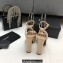 Saint Laurent Heel 13.5cm Platform 4cm jodie Sandals Patent Beige 2023